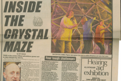 Bristol Crystal Maze plans; Bristol Evening Post